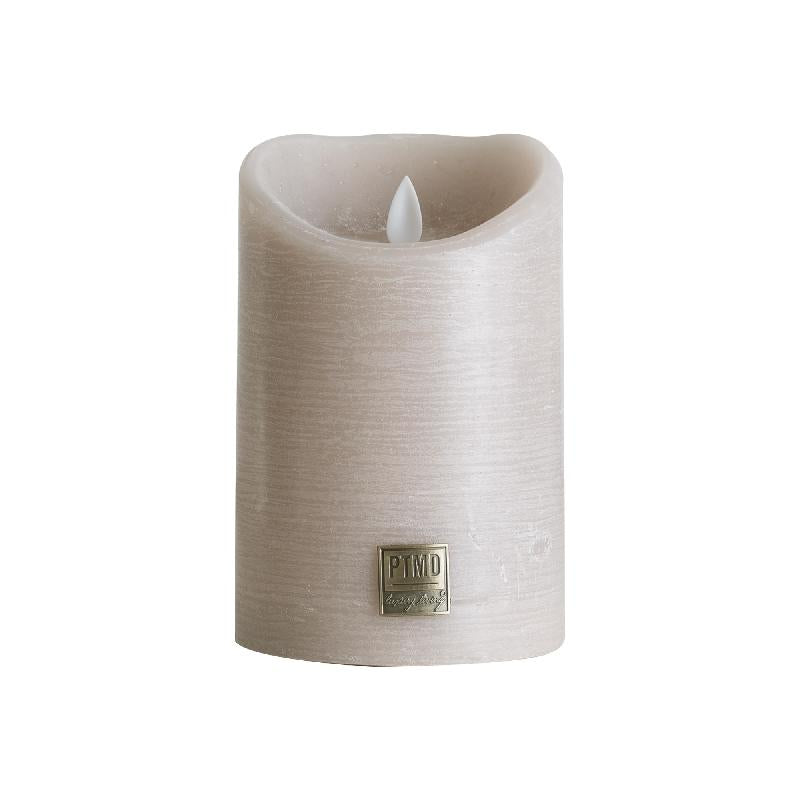 LED Light Candle beige moveable flame PTMD LED Kaarsen