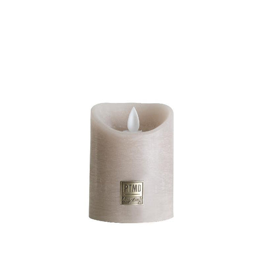 LED Light Candle beige moveable flame PTMD LED Kaarsen