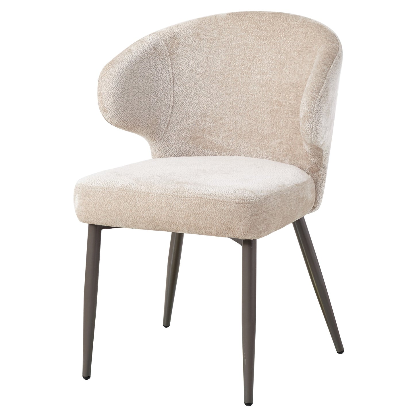 Ares Grey dining chair aphrodite 7 mocco clay leg